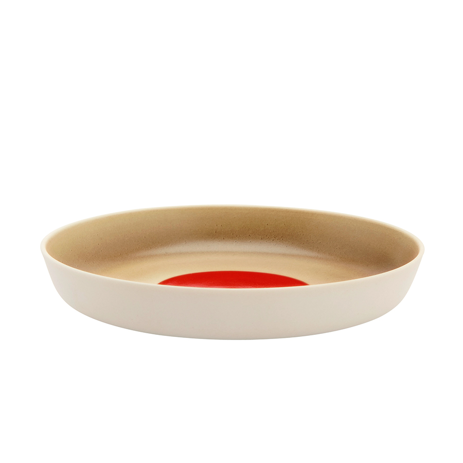 Arita_2016_Porcelain_Scholten+Baijings_DeepPlate128_lightbrown-red_1