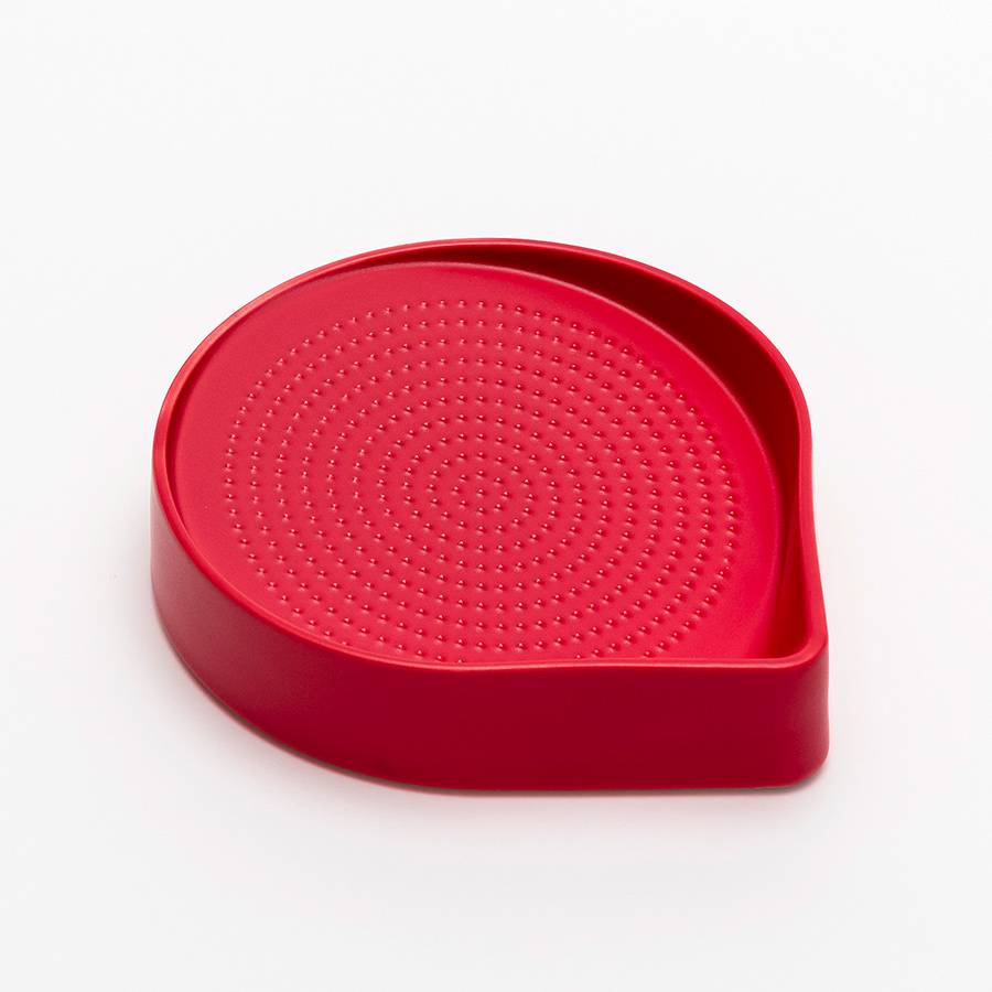 Arita_2016_Porcelain_ShigekiFujishiro_Grater_red_1