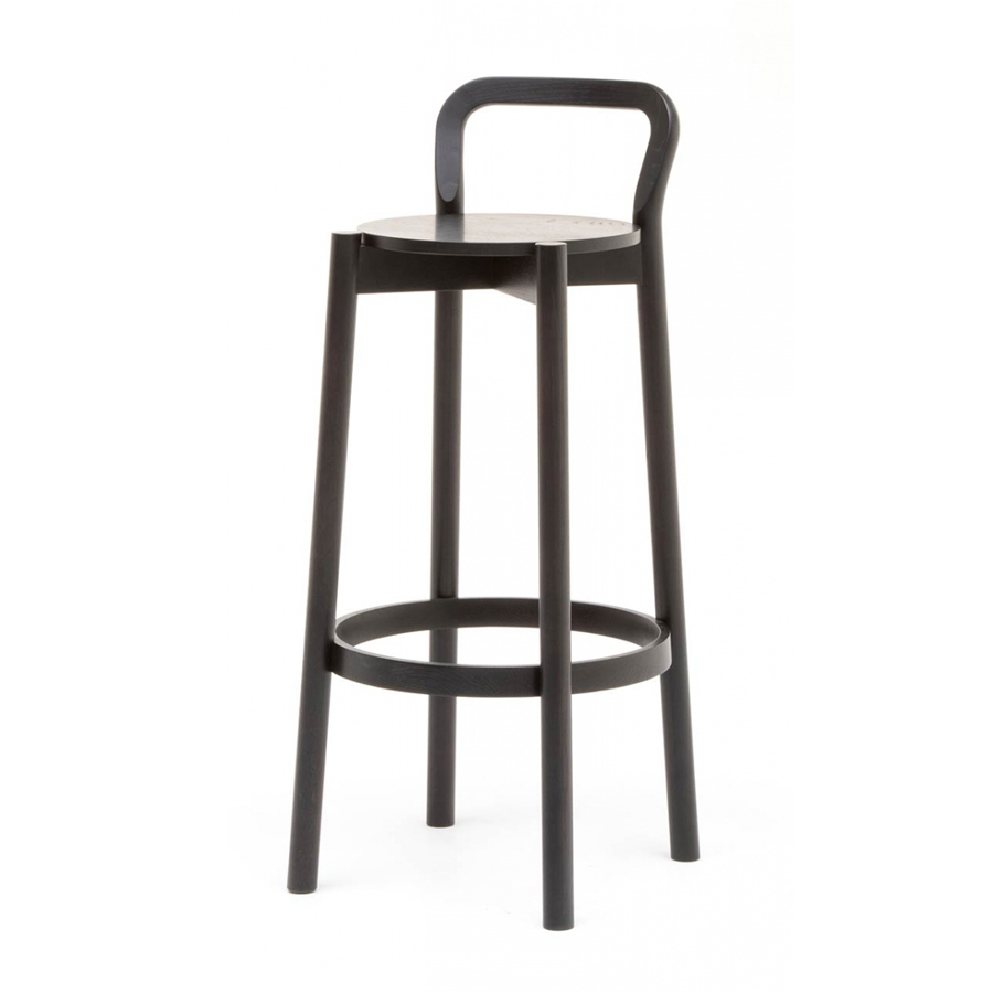 KNS_Castor_Barstool_High_black